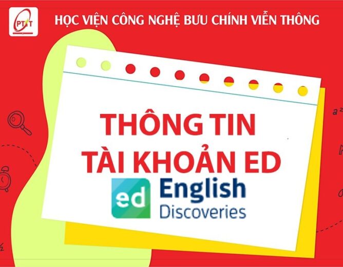 Thông báo Về việc Lịch trả sách và tài khoản học trực tuyến ED 0, 1, 3, 3CLC cho khóa 2020, 2021