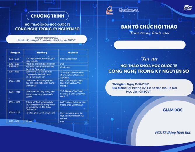 [AGENDA – HỘI THẢO “CÔNG NGHỆ TRONG KỶ NGUYÊN SỐ 2022” CÓ GÌ?